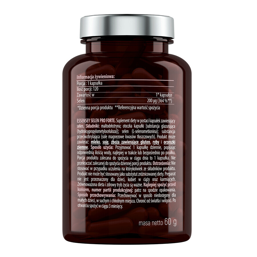 Essensey Selenium Pro Forte, 120 capsules