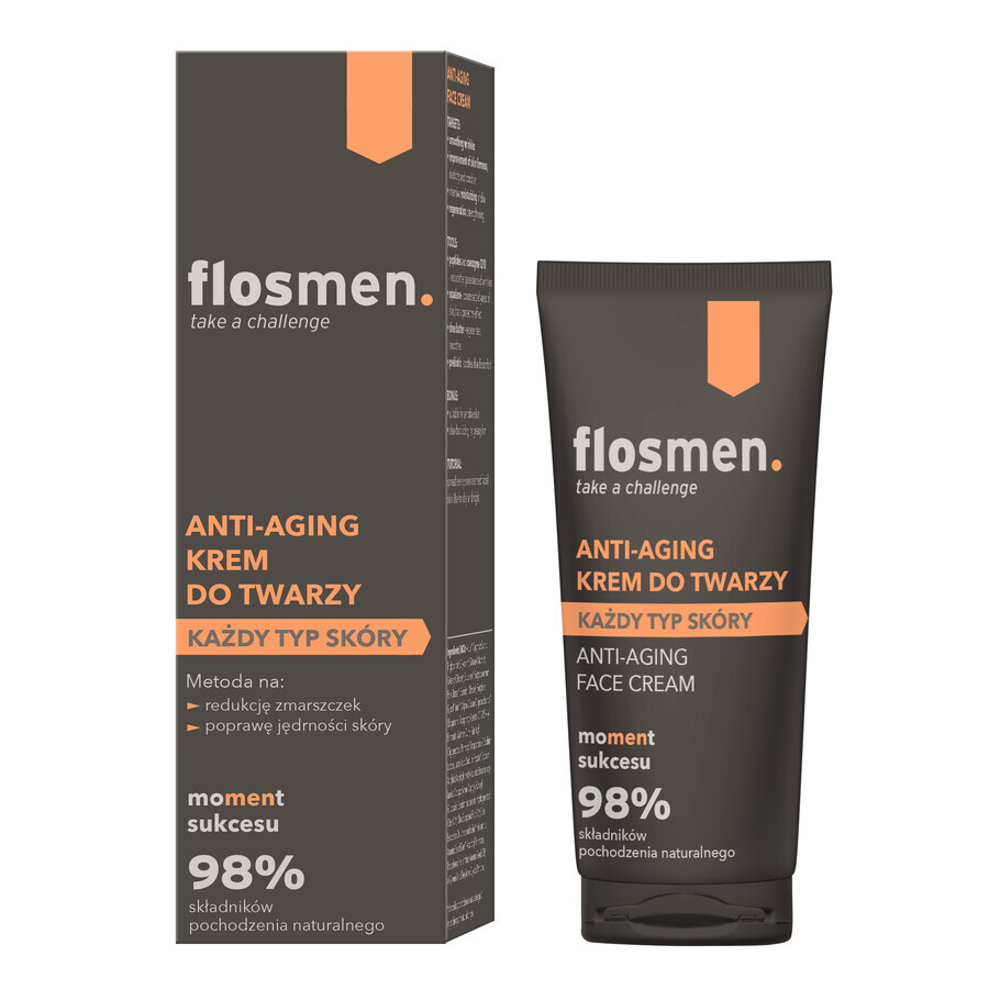 Floslek Flosmen Anti-Aging, crème pour le visage, 50 ml