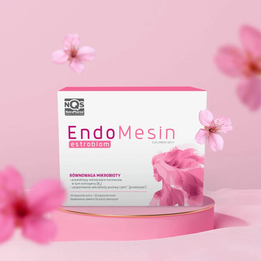 EndoMesin Estrobiom, 30 cápsulas estro + 30 cápsulas biom