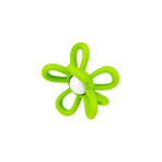 Dumel GiliGums, sonaglino con tether, Fiore, verde, a partire da 3 mesi, 1 pezzo Dumel GiliGums, sonaglino con tether, Fiore, verde, a partire da 3 mesi, 1 pezzo