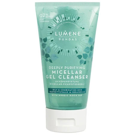 Lumene Puhdas, diepreinigende micellaire face wash gel, 150ml