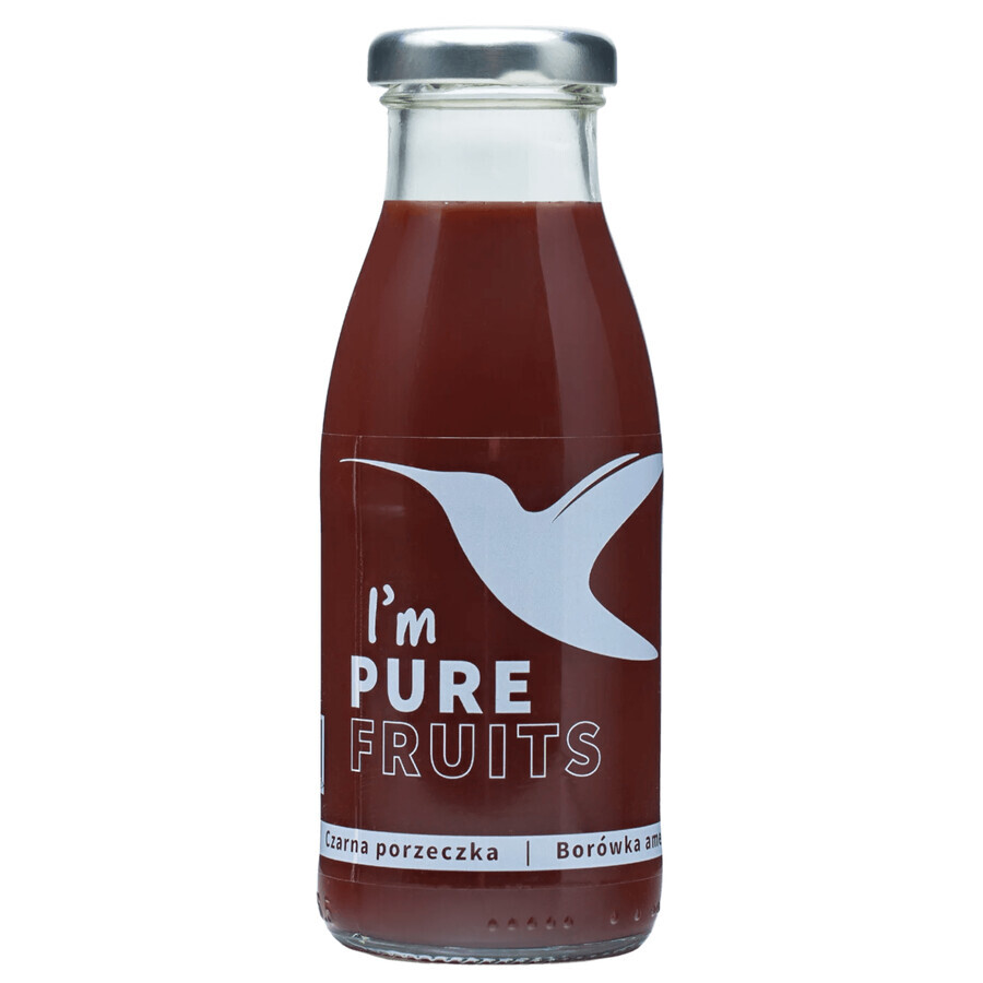 Collibre Pure Fruits, purée de framboise, groseille et myrtille, 250 ml
