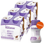 Set Nutridrink, preparato nutrizionale, gusto cioccolato, 12 x 125 ml + gusto fragola, 125 ml gratis
