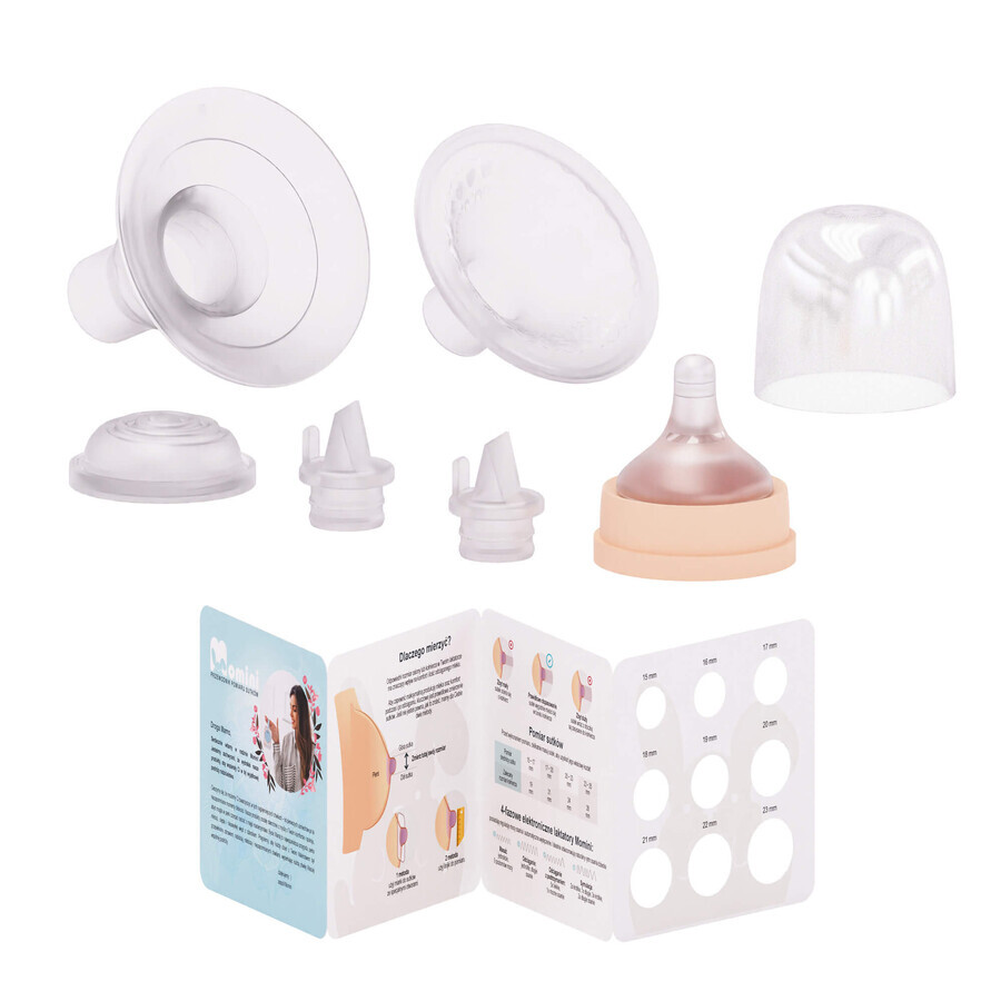 Momini BlissPump, elektronische Milchpumpe, einfach, 4-Phasen, kabellos