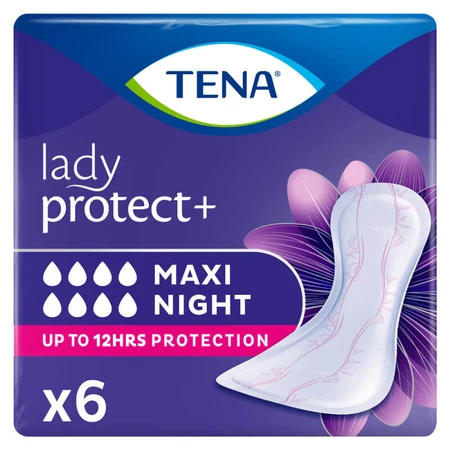 Set Tena Lady, urologische Damenbinden, Maxi Night, 6 x 6 Stück
