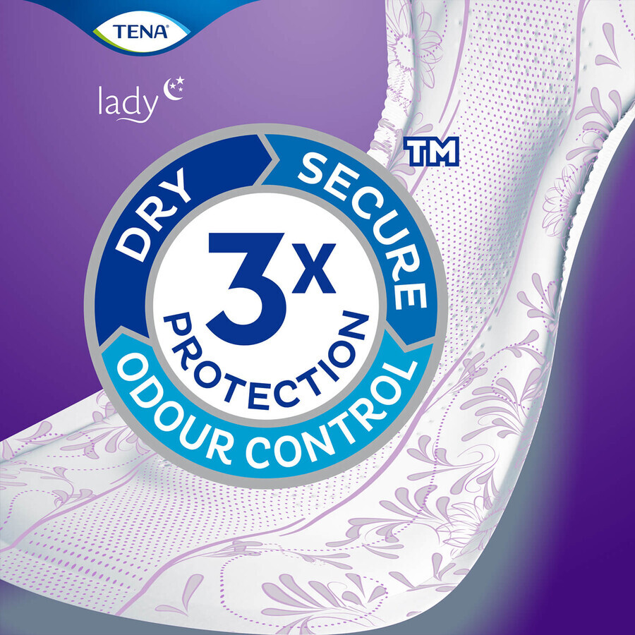 Set Tena Lady, prosoape sanitare urologice, Maxi Night, 6 x 6 buc