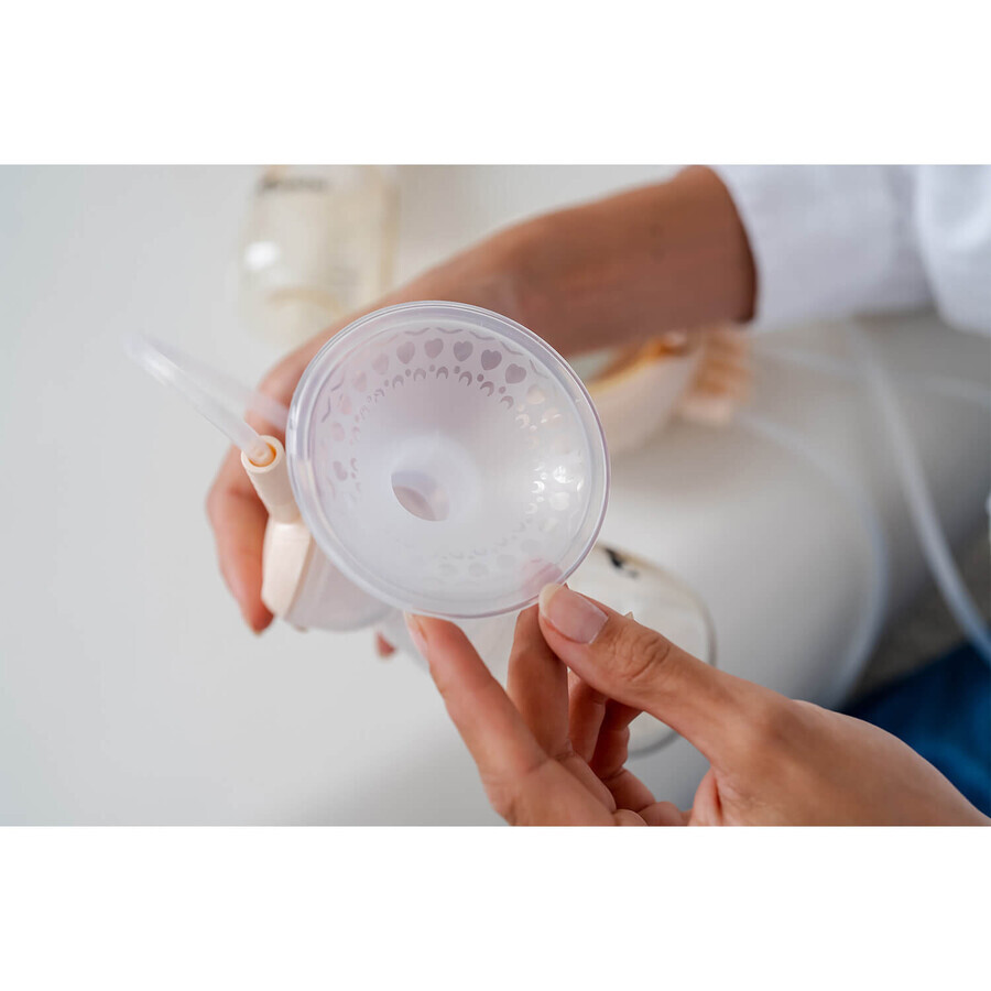 Momini MilkySilky, electronic breast pump, double, 4-phase