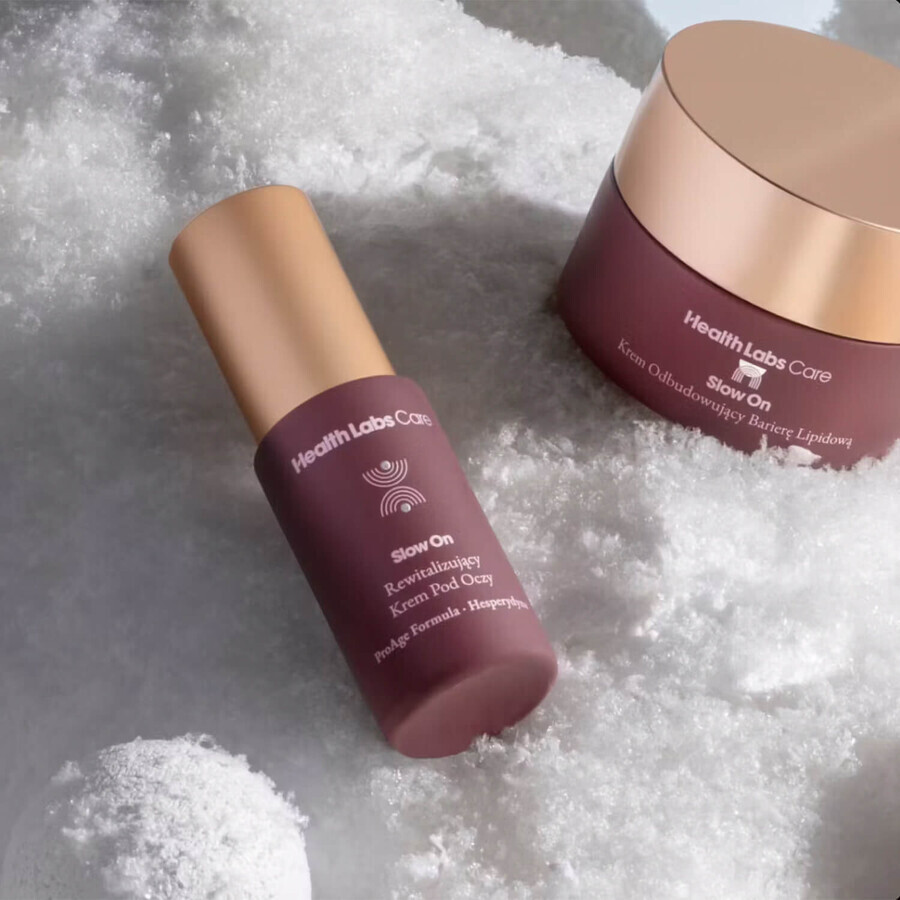 Health Labs Slow On, Crema rivitalizzante per il contorno occhi, 15 ml CONFEZIONE CONTAMINATA