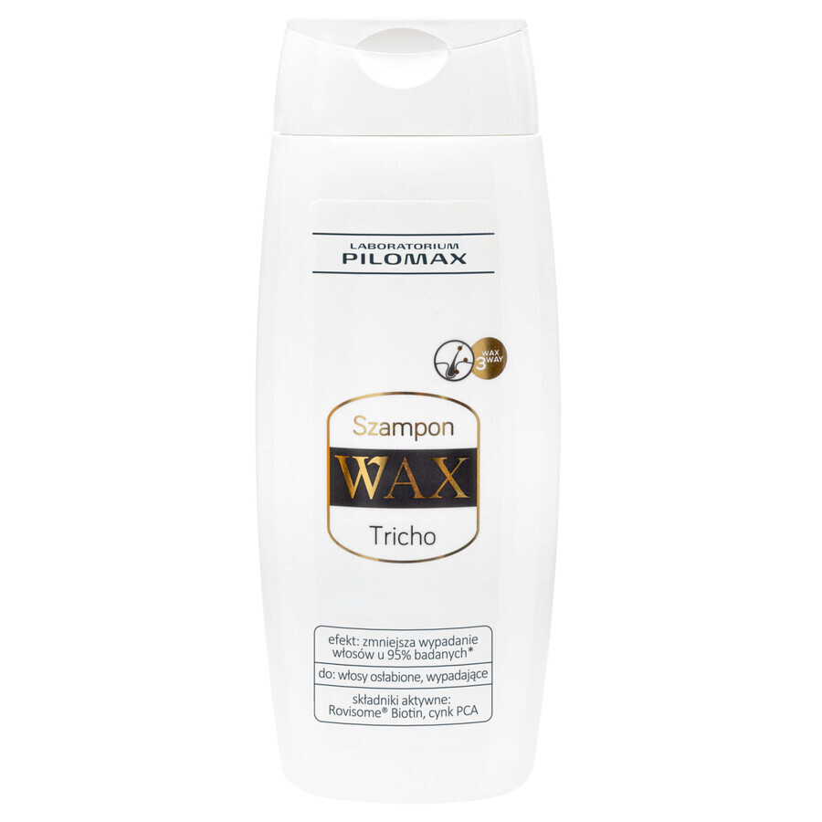 Set WAX Pilomax Tricho, șampon de întărire a căderii părului, 200 ml + mască de accelerare a creșterii părului, 480 ml