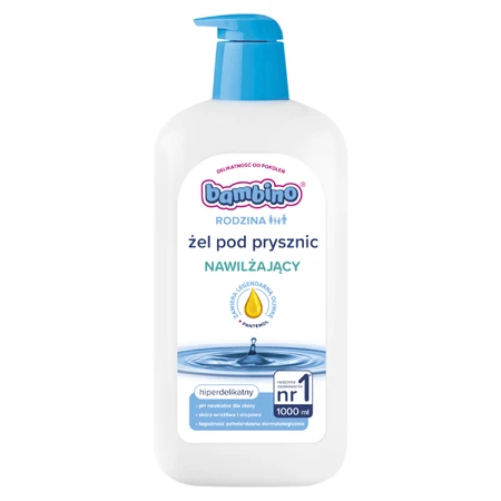Bambino Family, gel de ducha hidratante, 1l