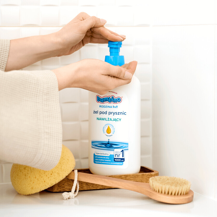 Bambino Family, feuchtigkeitsspendendes Duschgel, 1l