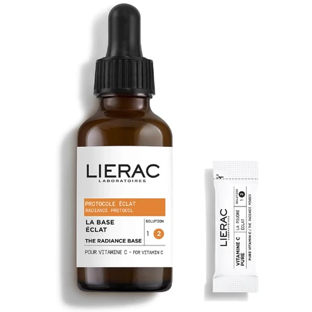 Lierac Protocole Activation de l'éclat, sérum concentré illuminateur à la vitamine C, 30 ml + 14 sachets