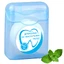 Testeo, waxed dental floss, menthol, 50 m