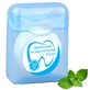 Testeo, waxed dental floss, menthol, 50 m