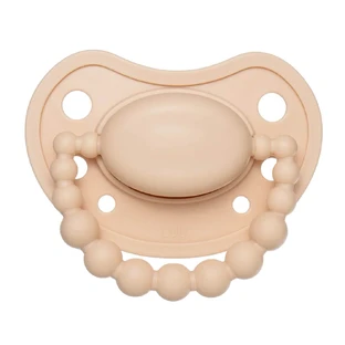 Luu Kids, suzetă, poziționare, silicon, Cookie Beige, 3-6 luni, 1 buc