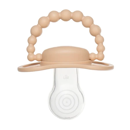 Luu Kids, suzetă, poziționare, silicon, Cookie Beige, 3-6 luni, 1 buc