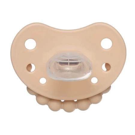 Luu Kids, suzetă, poziționare, silicon, Cookie Beige, 3-6 luni, 1 buc
