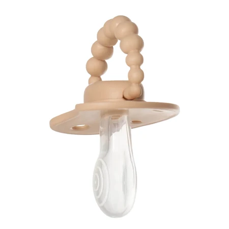 Luu Kids, suzetă, poziționare, silicon, Cookie Beige, 3-6 luni, 1 buc