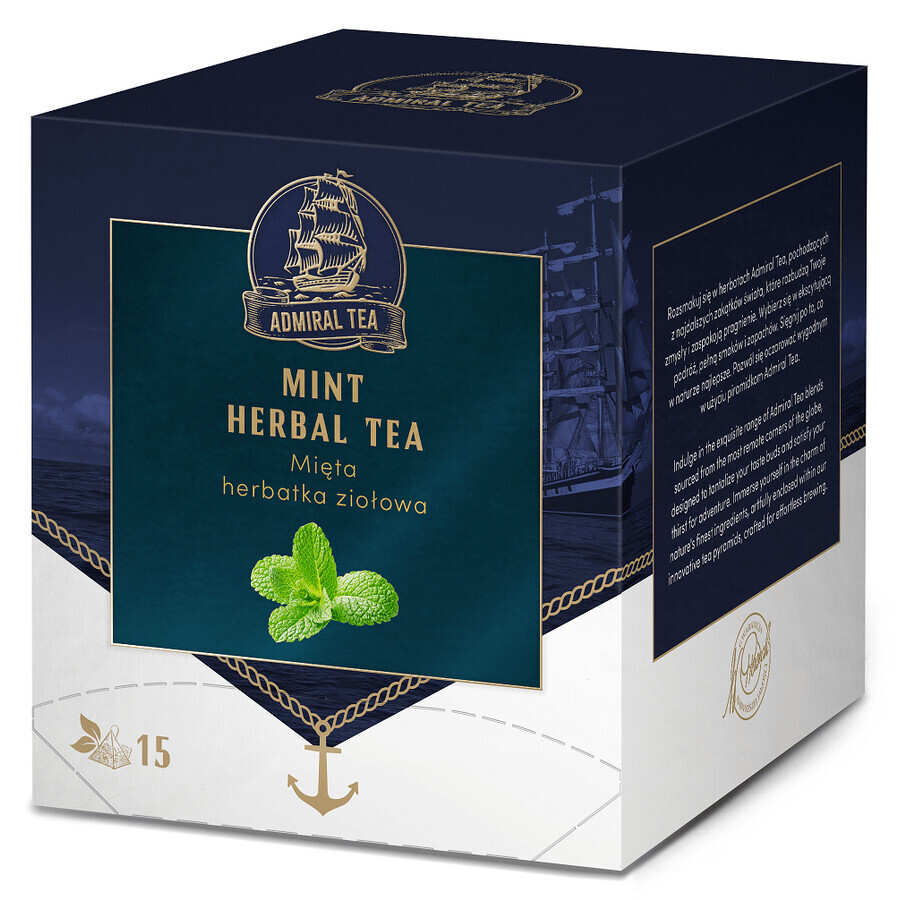 Admiral Tea Mint, herbal tea, 2 g x 15 sachets