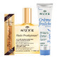 Lote Nuxe Huile Prodigieuse, aceite seco para cuerpo, rostro y cabello, 100 ml + Huile Prodigieuse Or, aceite roll-on, 8 ml + crema hidratante 3 en 1, 100 ml por 1 c&#233;ntimo