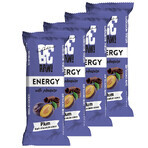 Set BeRAW! Energy, energy bar, plum, dark chocolate, 4 x 40 g
