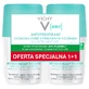 Vichy, antitranspirante roll-on, tratamiento antitranspirante contra la sudoración excesiva, 48 h, 2 x 50 ml
