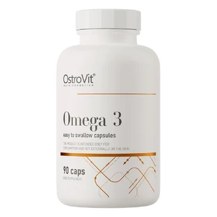 OstroVit Omega 3 Cápsulas fáciles de tragar, 90 cápsulas