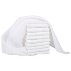 Bocioland, 115 g/m2 tetan diapers, white, 60 x 80 cm, 10 pieces