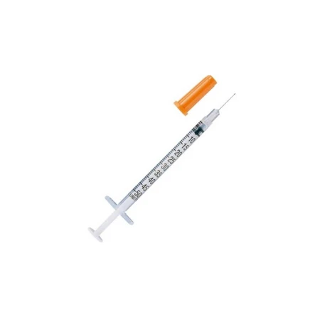 Pic Solution Insulinespuiten, 0,5 ml insulinespuit met 31G (0,25 mm) x 8 mm naald, 100 stuks