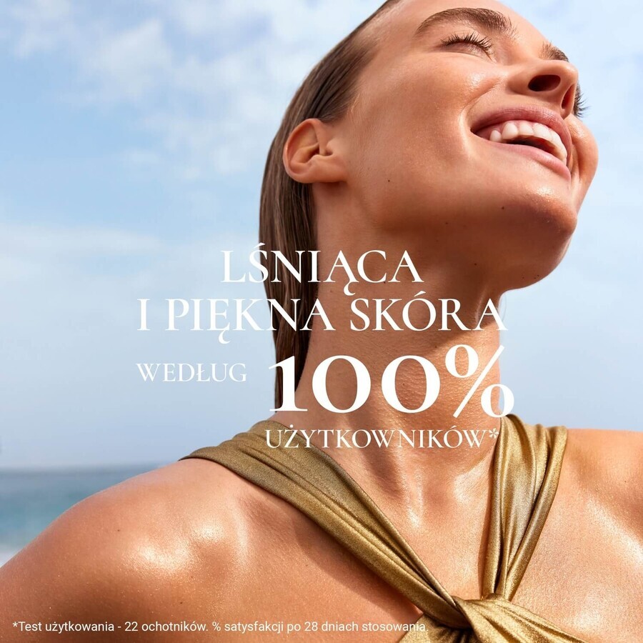 Nuxe Sun, ulei bronzant iluminator, spray, SPF 50, 150 ml + geantă de plajă gratuită