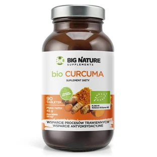 Big Nature Bio Curcuma, 90 tablets