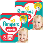 Pampers Pants set, pañales, talla 5, 12-17 kg, 2 x 96 pcs