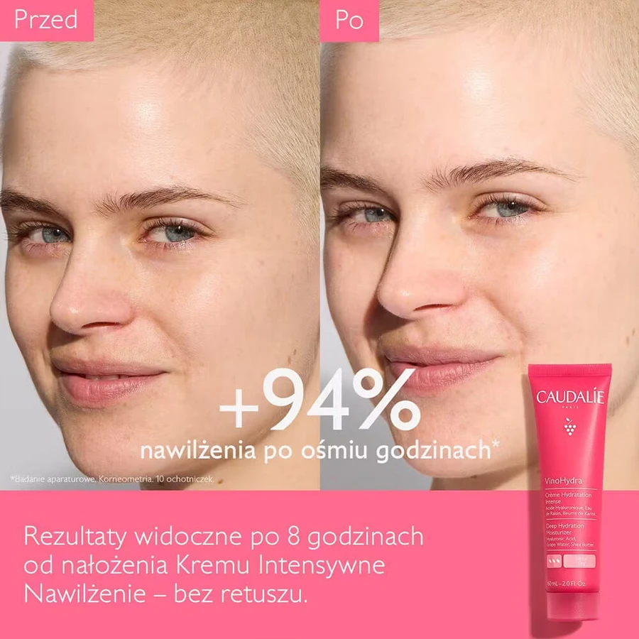 Caudalie VinoHydra, intensief hydraterende gezichtscrème, 60 ml