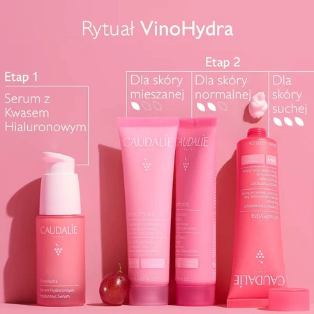Caudalie VinoHydra, intensief hydraterende gezichtscrème, 60 ml