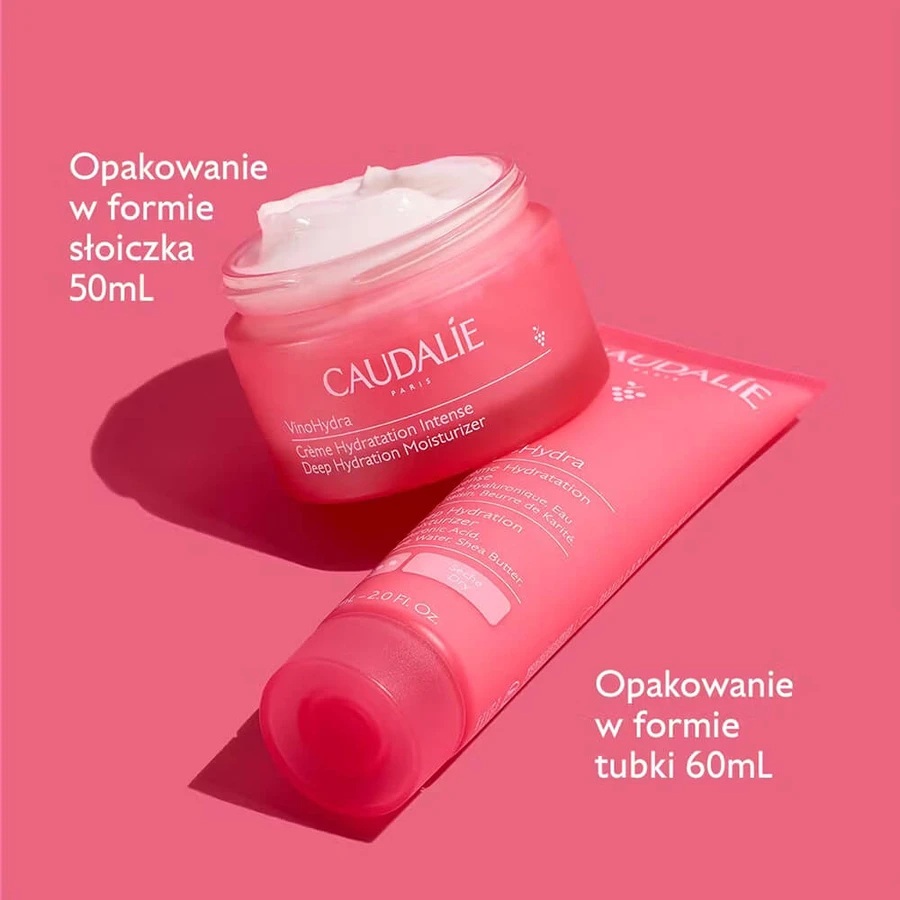 Caudalie VinoHydra, intensief hydraterende gezichtscrème, 60 ml