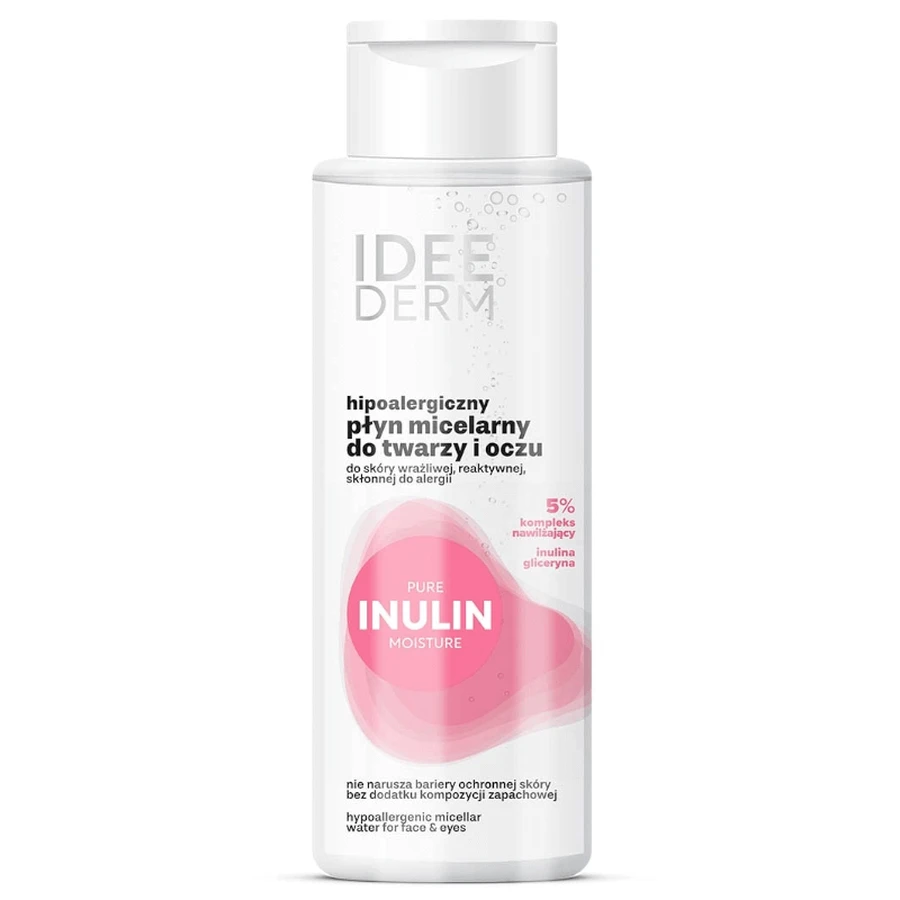 Idee Derm, hypoallergene micellaire lotion voor gezicht en ogen, 400 ml