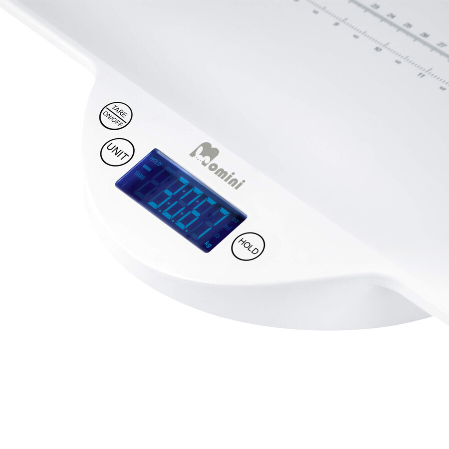 Momini TinyScale, infant scale, from birth to 30 kg