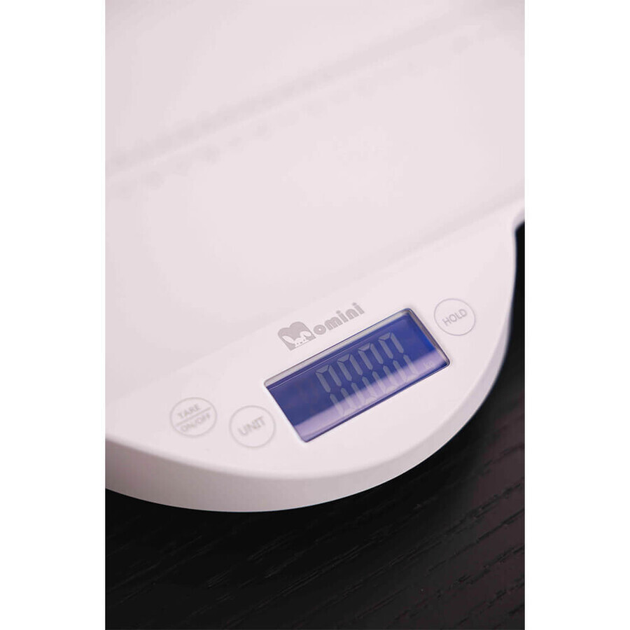 Momini TinyScale, infant scale, from birth to 30 kg