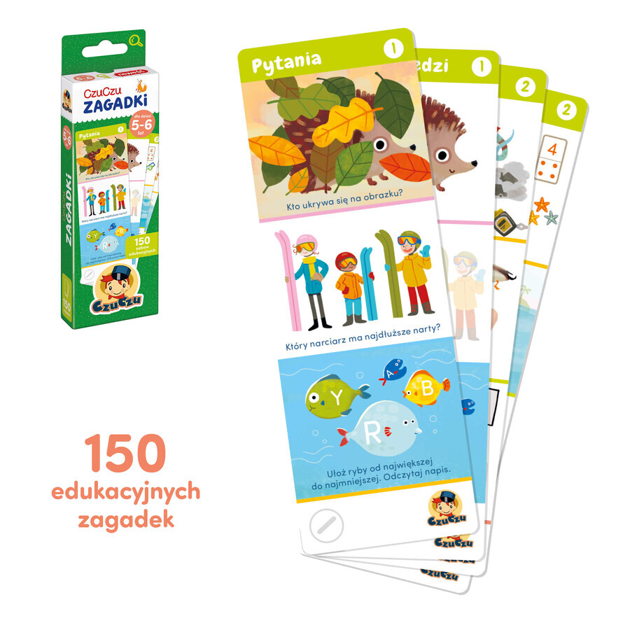 CzuCzu Riddles, Kinderbuch, 5-6 Jahre alt