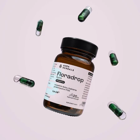 Aura Herbals Floradrop femi, probiotic, 20 capsules