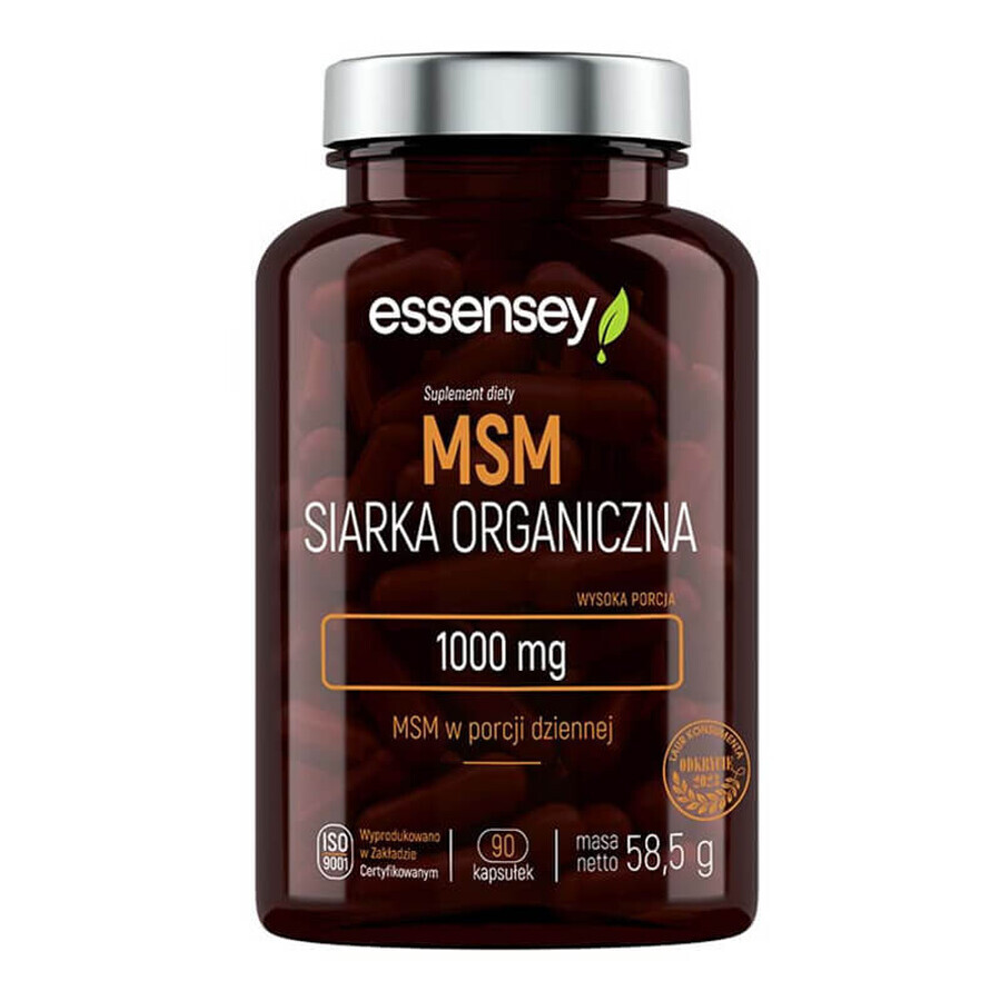 Essensey MSM Zolfo organico, 90 capsule