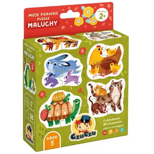 CzuCzu I miei primi puzzle per bambini, puzzle per bambini, da 2 anni, 28 elementi