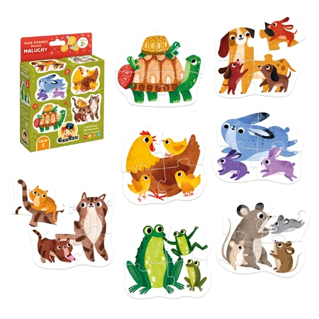 CzuCzu My first toddler puzzles, puzzle-uri pentru copii, de la 2 ani, 28 elemente