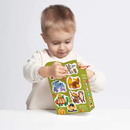 CzuCzu My first toddler puzzles, puzzle-uri pentru copii, de la 2 ani, 28 elemente