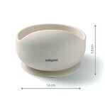 BabyOno, Silikonschüssel mit Saugnapf, beige, ab 6 Monaten, 1 St. BabyOno, Silikonschüssel mit Saugnapf, beige, ab 6 Monaten, 1 St.