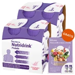 Nutridrink Protein kit, voedingspreparaat, aardbeiensmaak, 8 x 125 ml + gratis receptenboekje