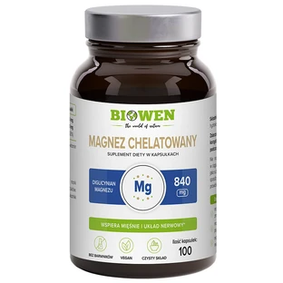 Biowen Magnesium Chelated Diglycinate, 100 capsules