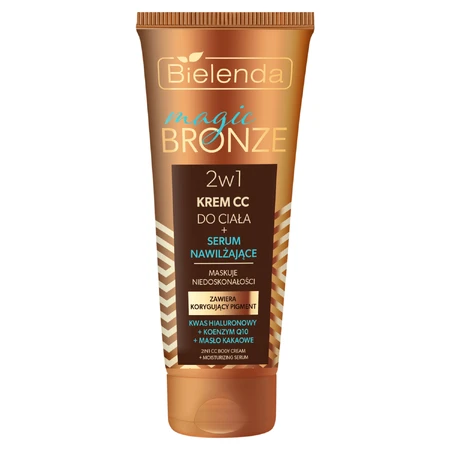 Bielenda Magic Bronze, Körper-CC-Creme + Feuchtigkeitsserum 2in1, 150 ml