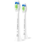 Philips, replacement tips for Sonicare W2 Optimal White sonic toothbrush, white, 4 pieces.