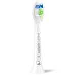 Philips, replacement tips for Sonicare W2 Optimal White sonic toothbrush, white, 4 pieces.